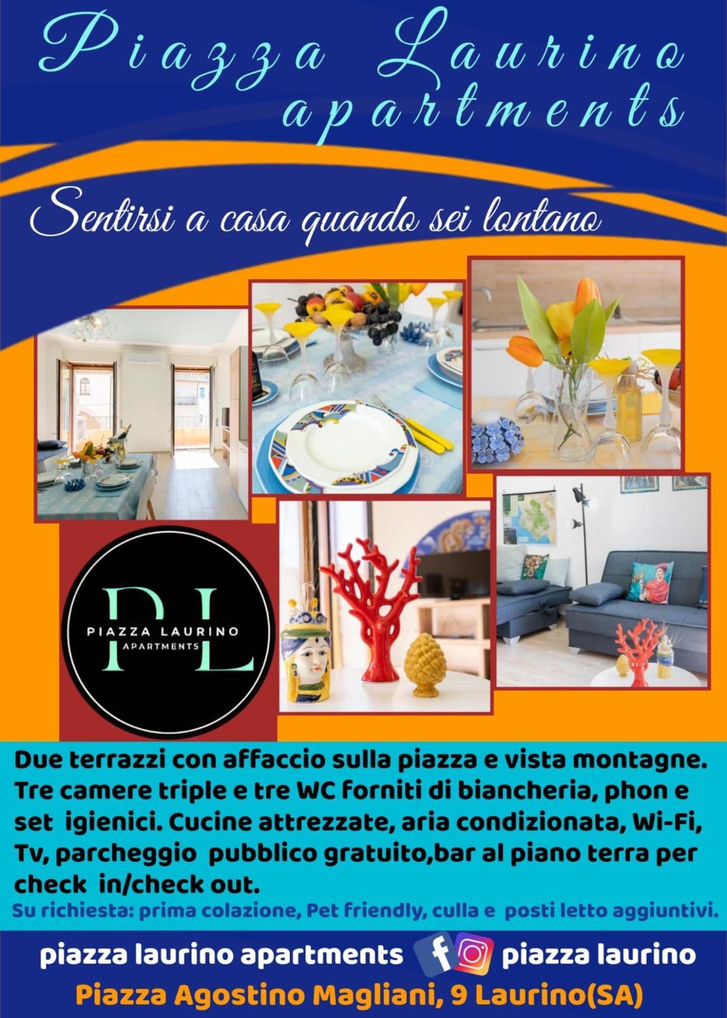 Piazza Laurino Apartments Basic Excursions Alto Cilento Cammino Giubilare Di Santelena Exteriör bild